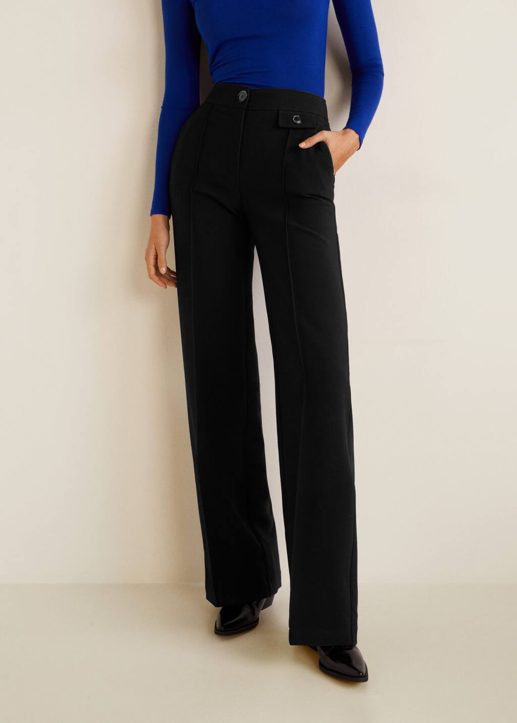 High-waist palazzo trousers - Woman | OUTLET Denmark