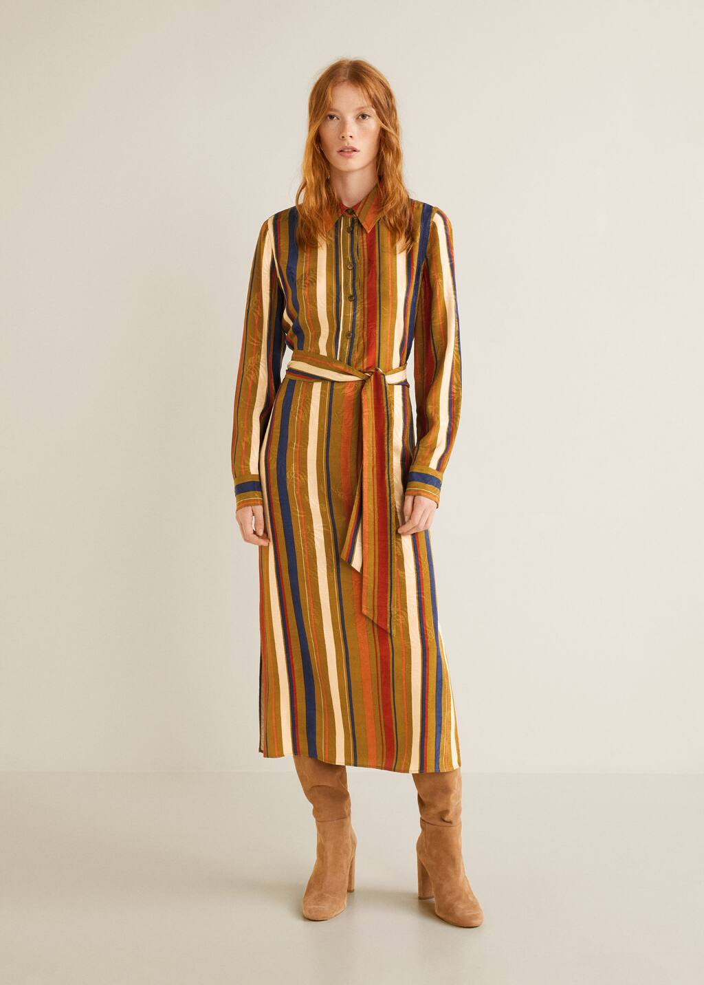 mango jacquard dress