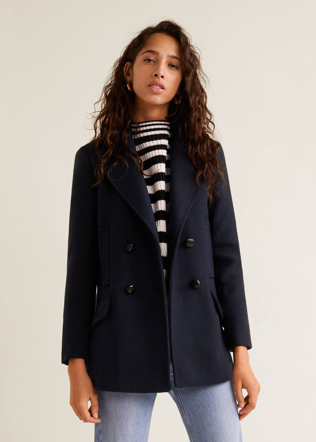 mango peacoat