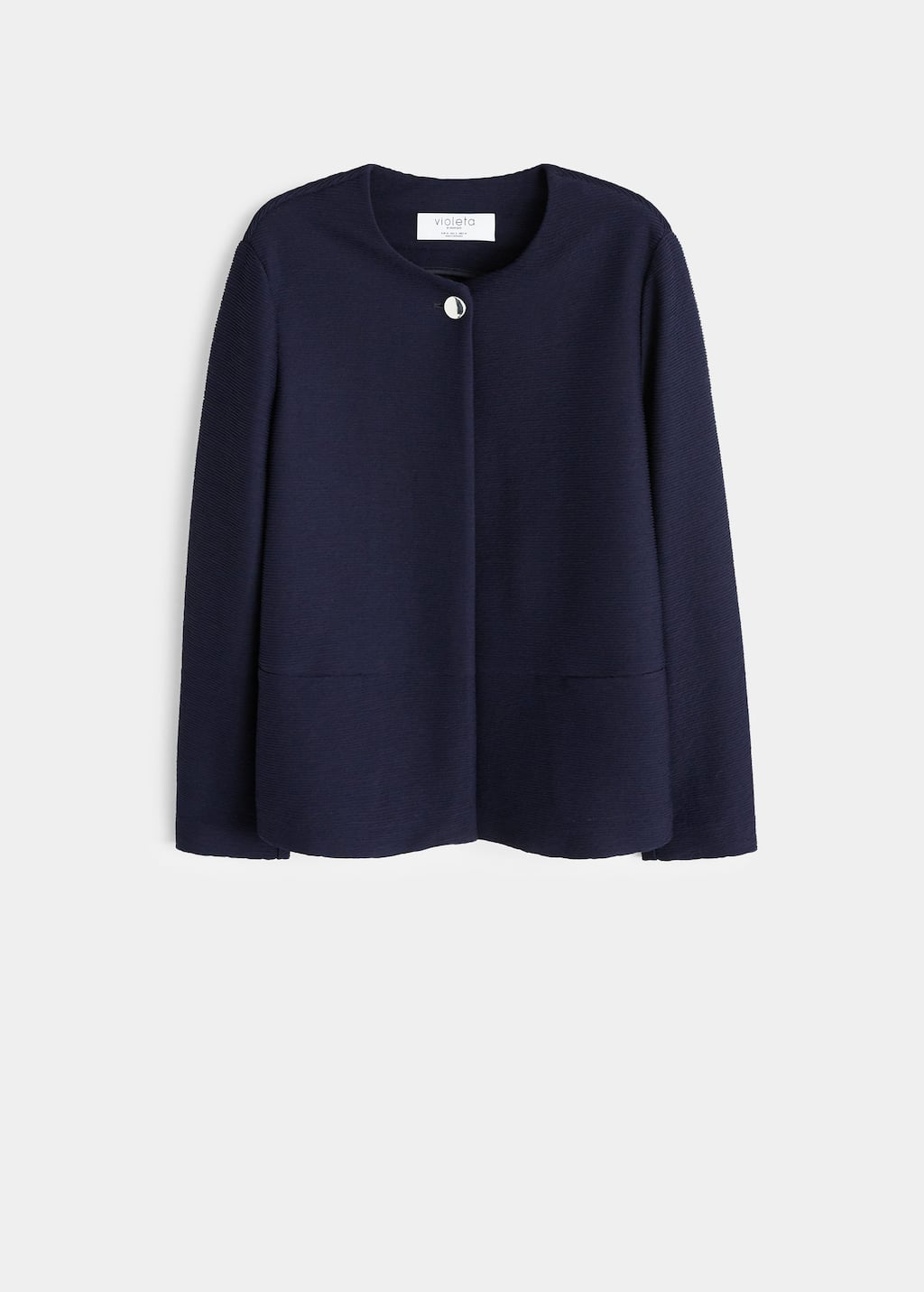 Texturerad jacka med knapp Jackor Stora storlekar | Mode Texturerad jacka med knapp Jackor Stora storlekar | Mode