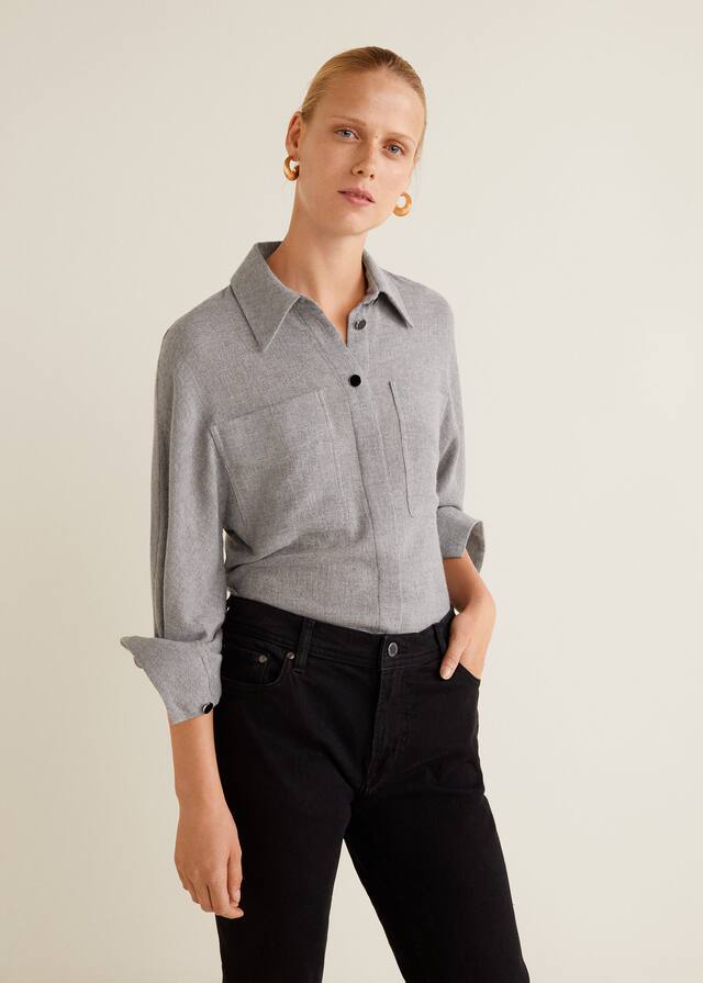 패치 포켓 셔츠