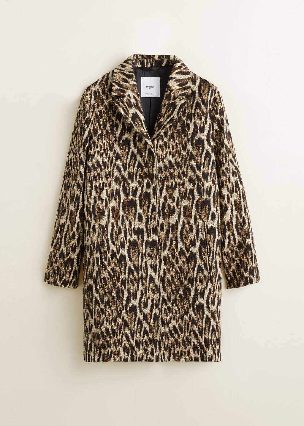 manteau léopard mango
