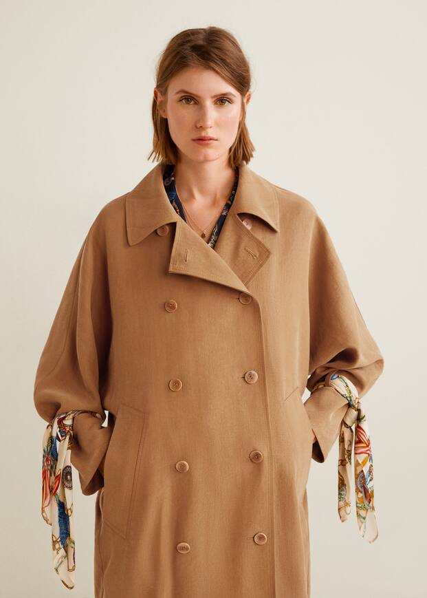 더블 브레스티드 트렌치