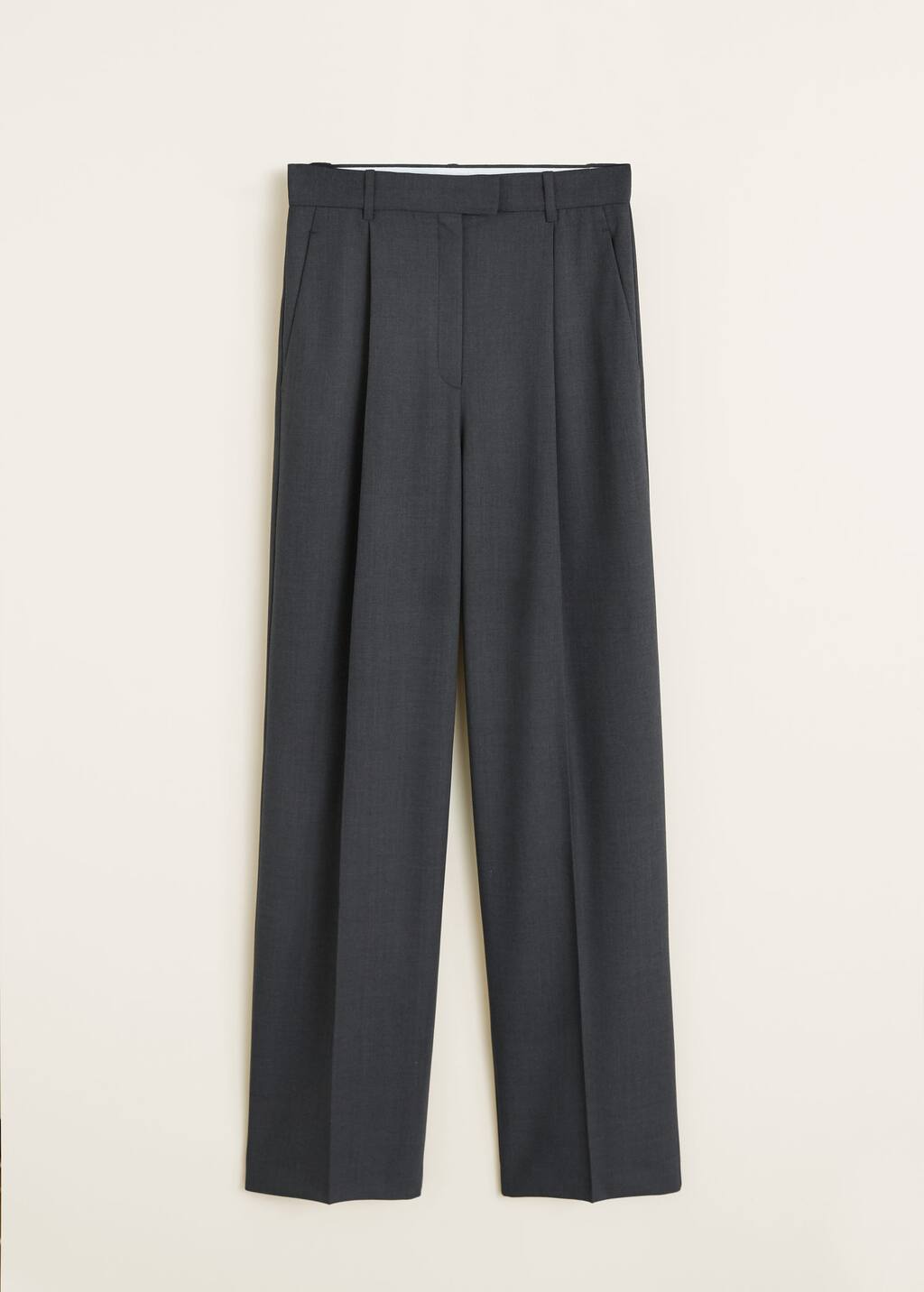 mango high waist palazzo trousers