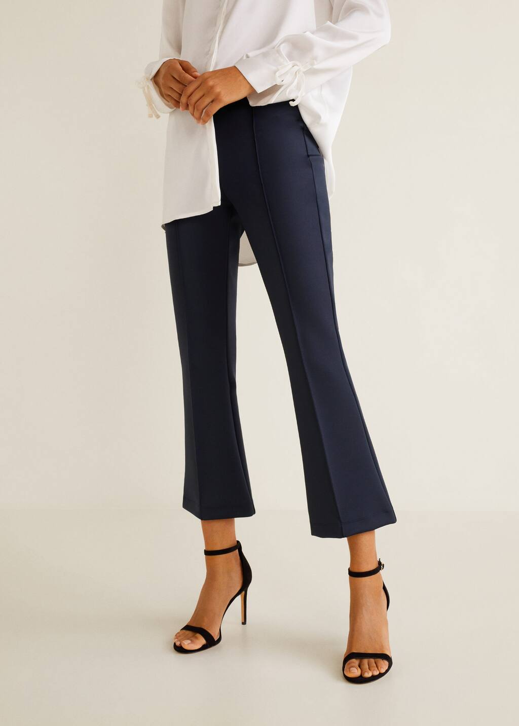 mango flared leggings