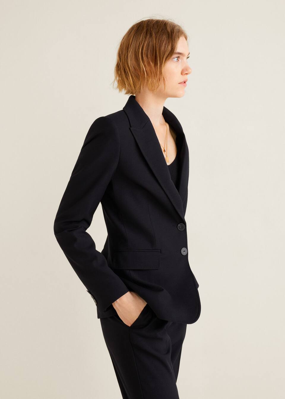 Pockets Structured Blazer Woman Mango Singapore
