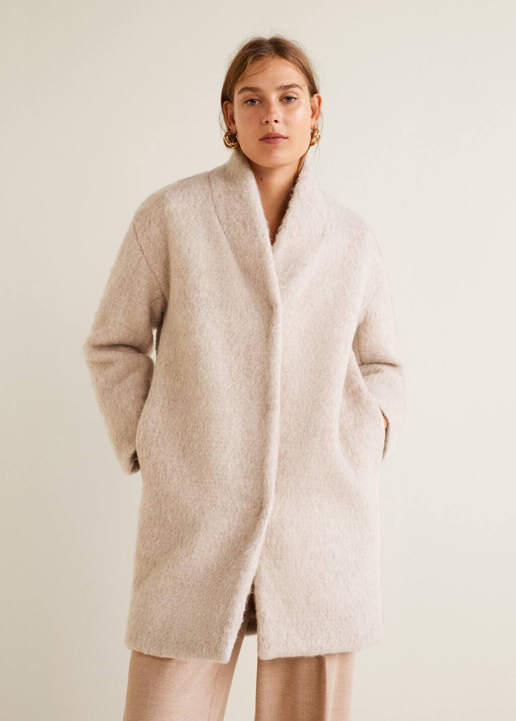 mango unstructured oversize coat