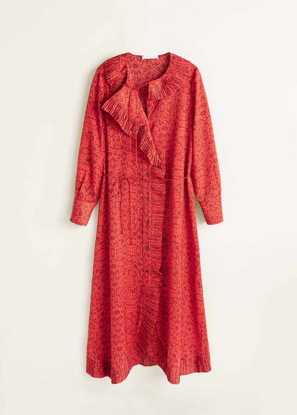 robe imprimé serpent mango