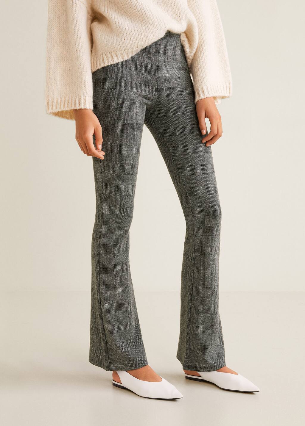 mango flared leggings