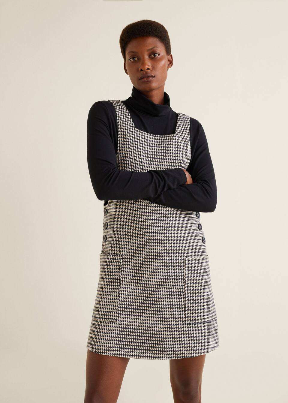 Pied De Poule Overgooier Dames Mango Suriname