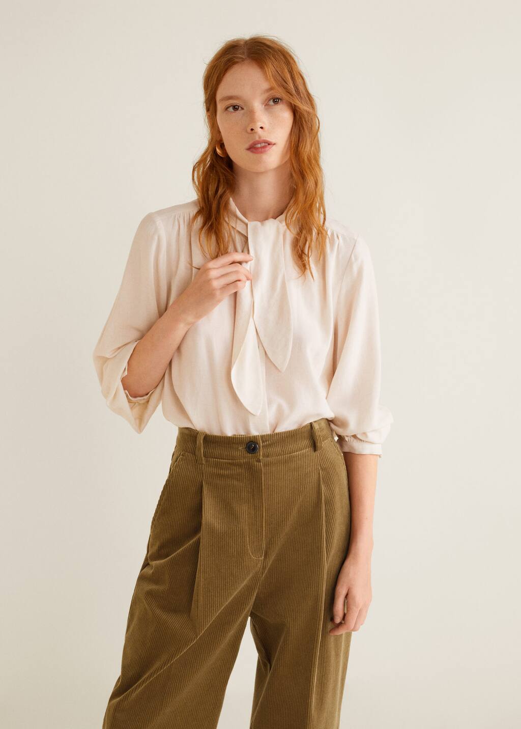 Pantalón recto pana - Mujer | OUTLET Melilla
