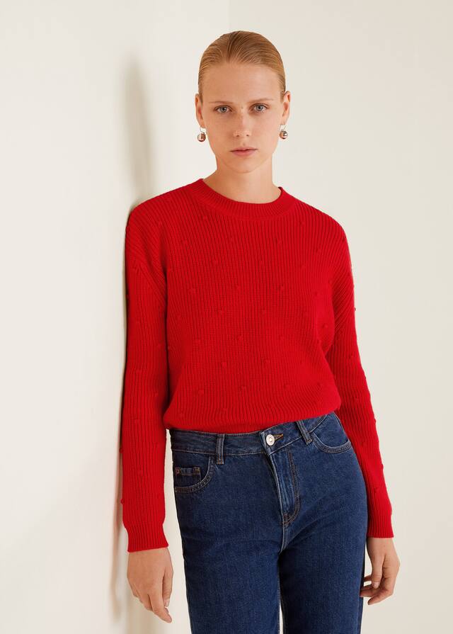 텍스처드 니트 스웨터