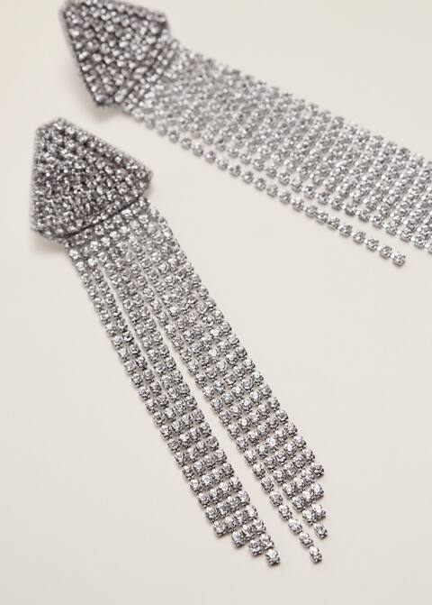 Brincos pingentes cristais