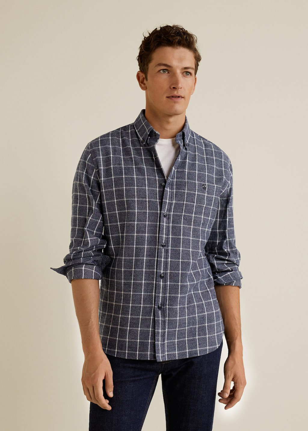 mango hombre camisas