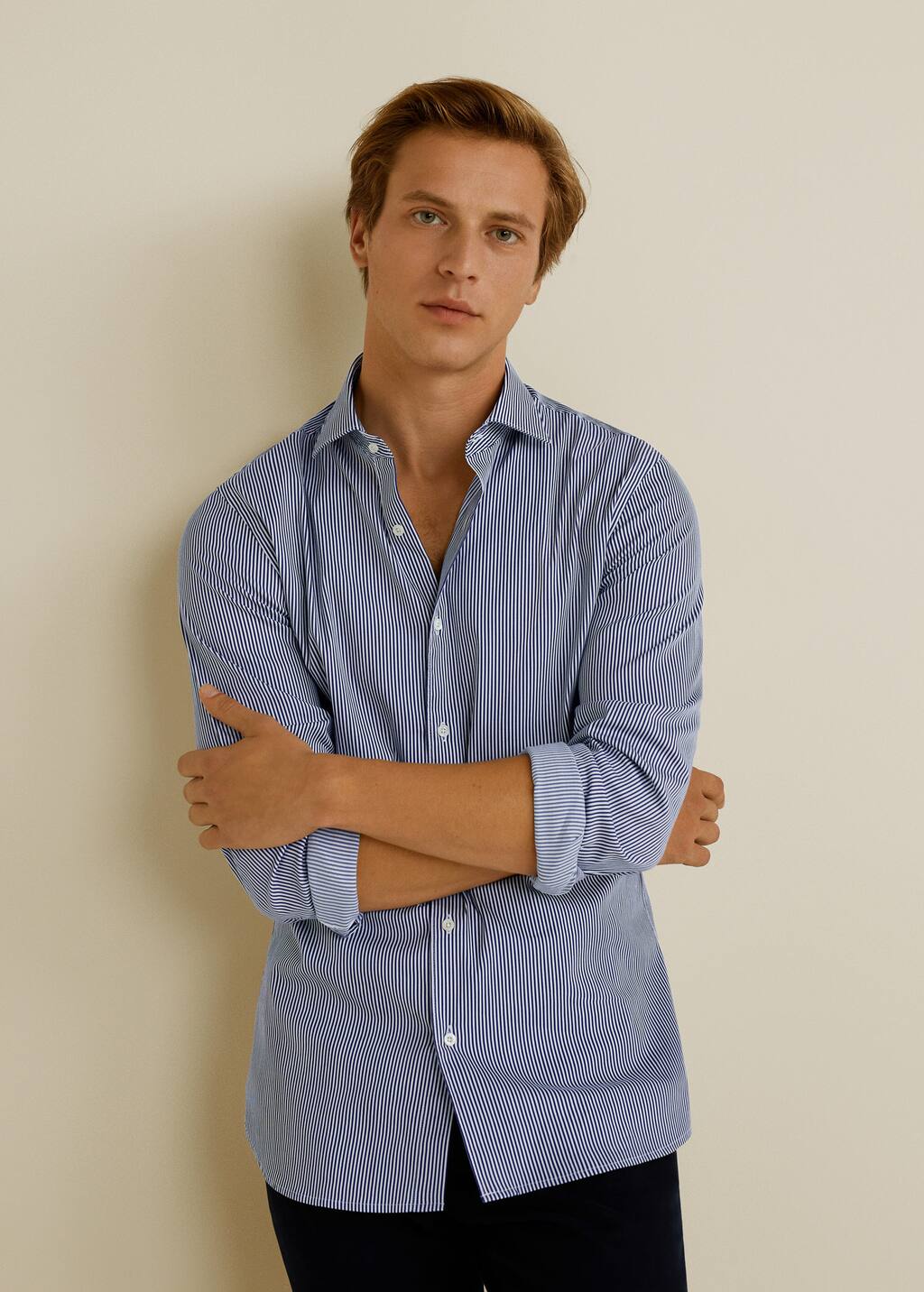 Camisa regular fit rayas Hombre | Mango Man España Rayas Camisas de Hombre 2020 | Mango Man España