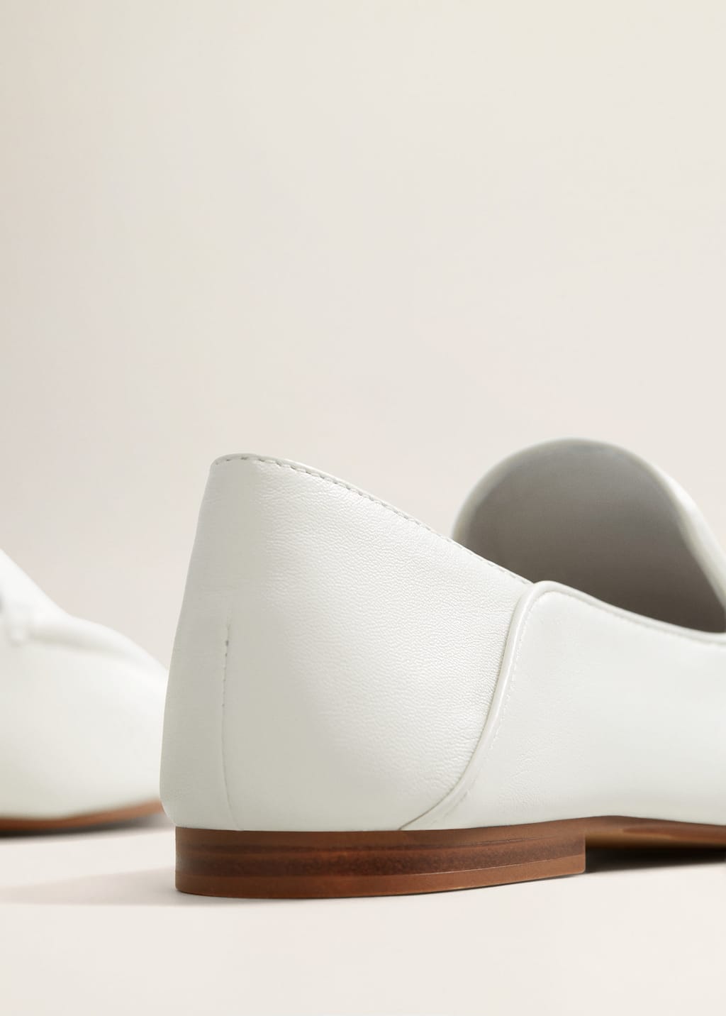 mango leather moccasin