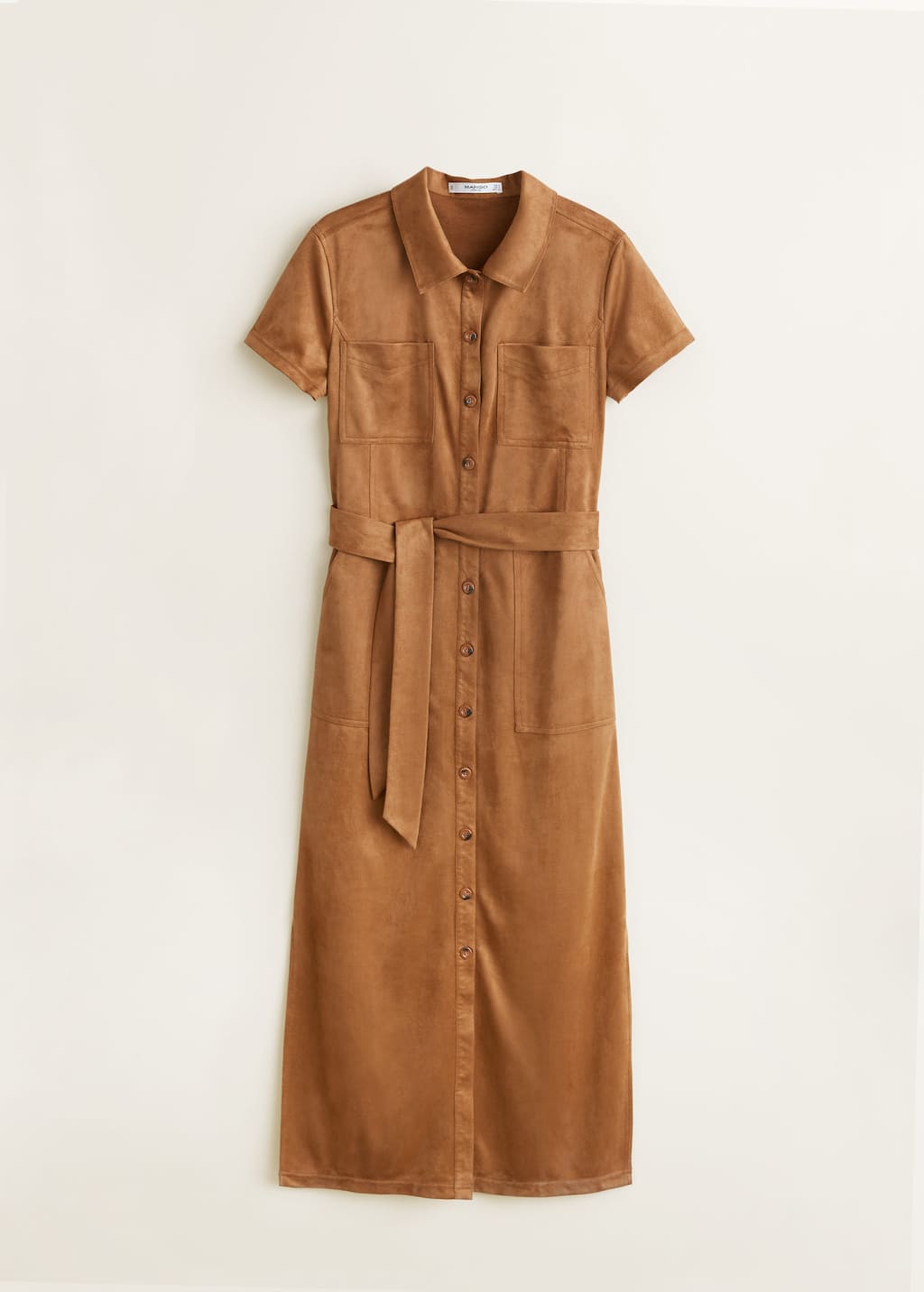 robe en daim mango