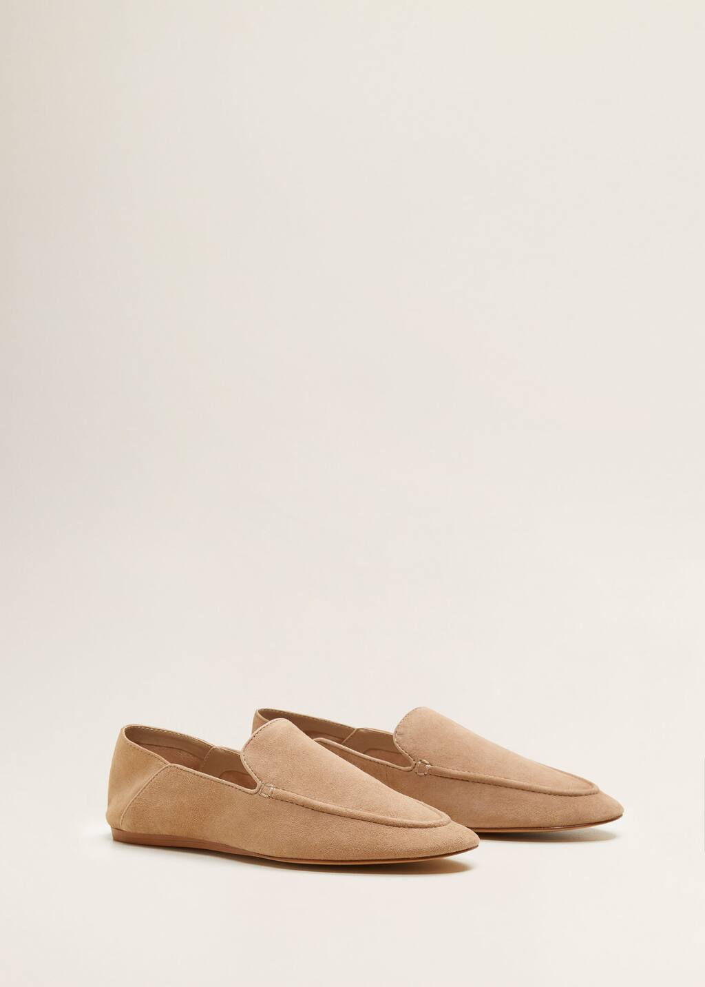 mango leather moccasin