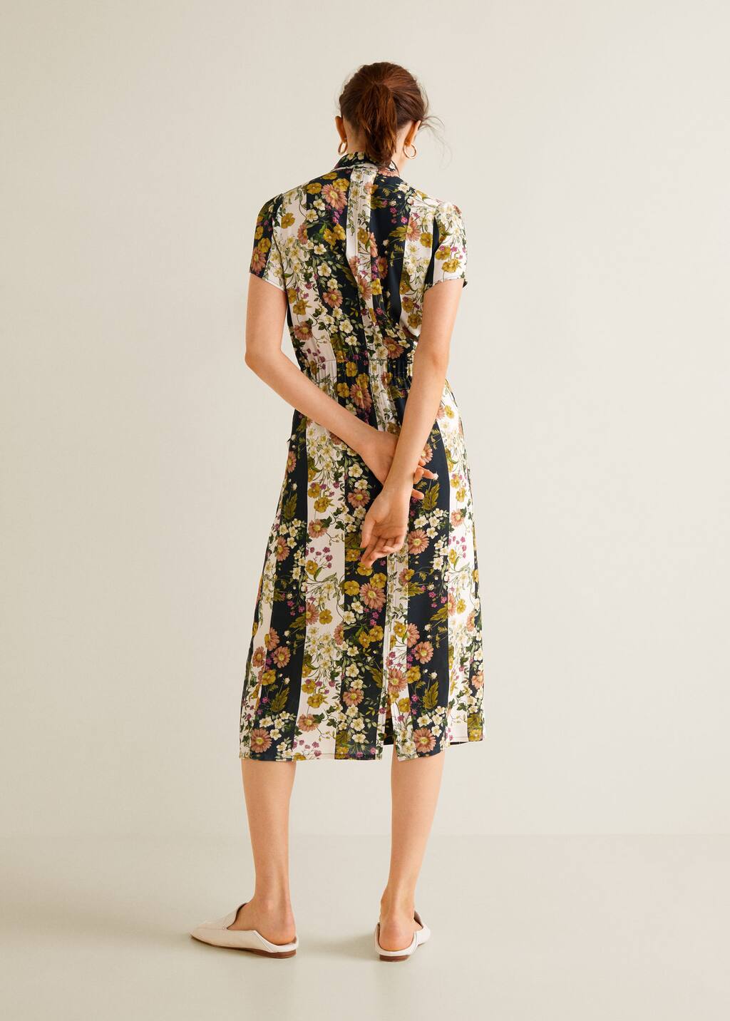 mango floral vintage dress