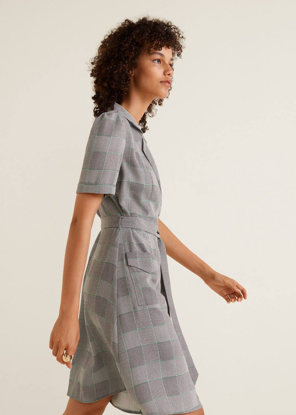 printed bow dress mango