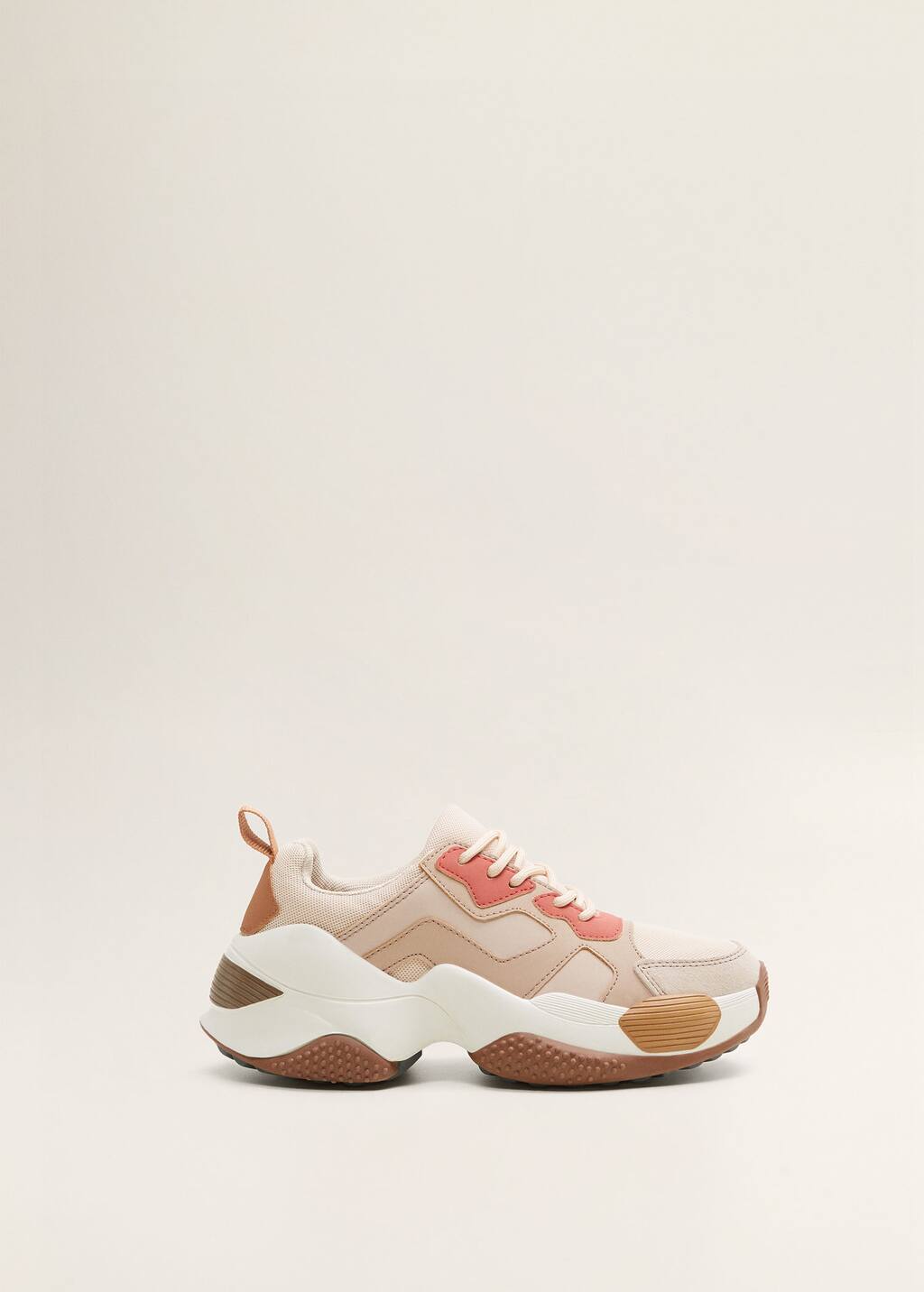 mango platform lace up sneakers