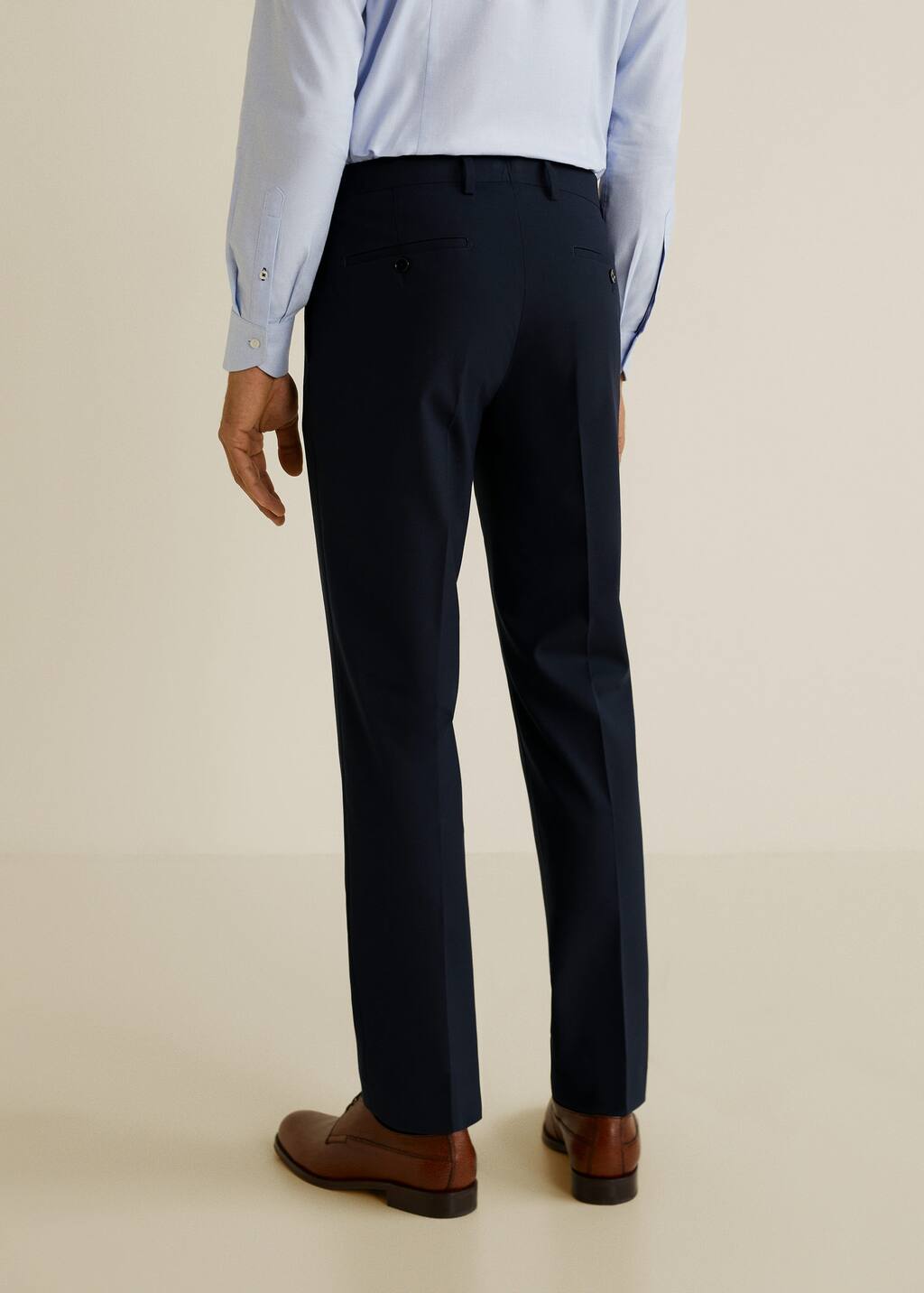 super slim fit formal trousers