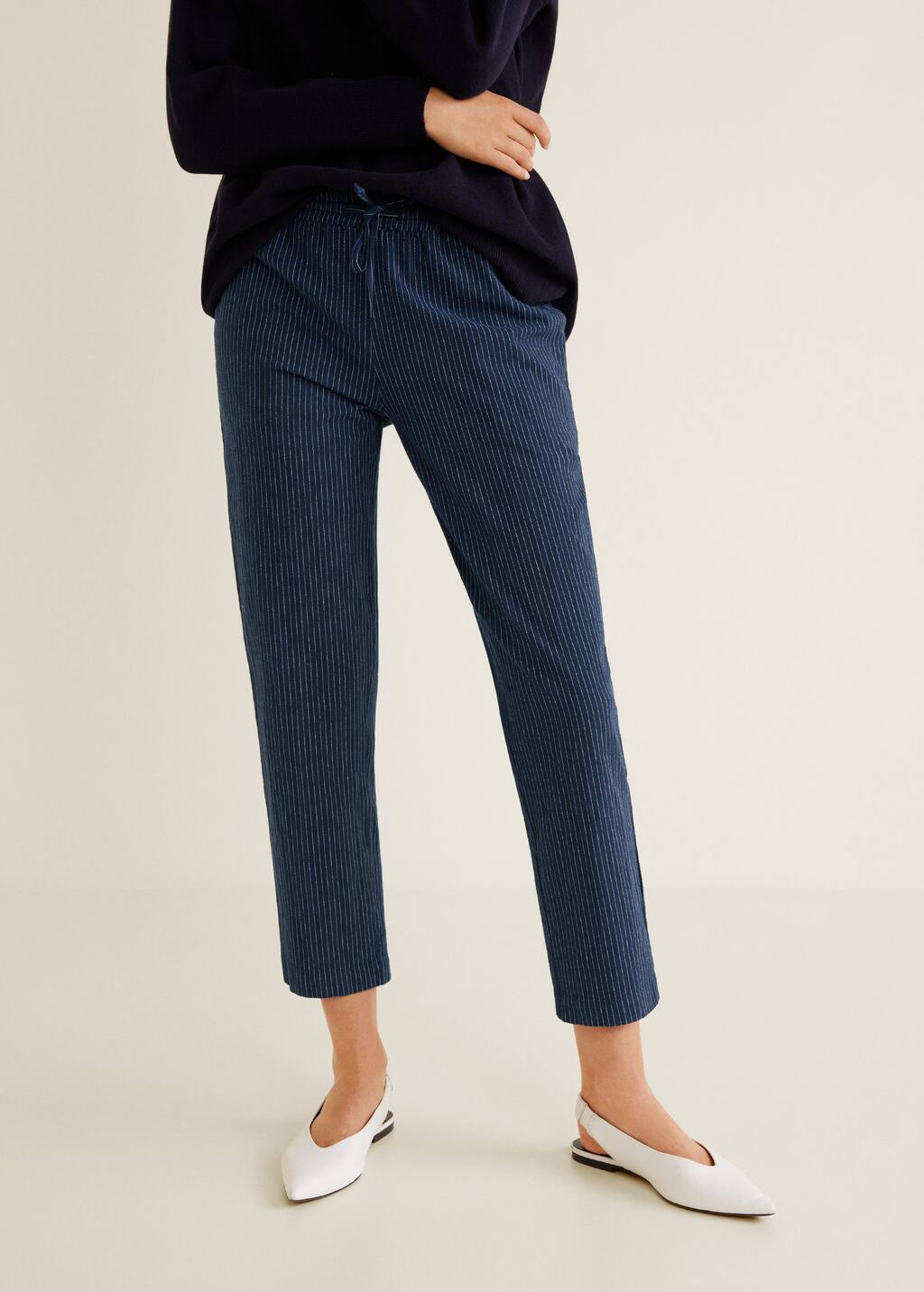 straight striped pants