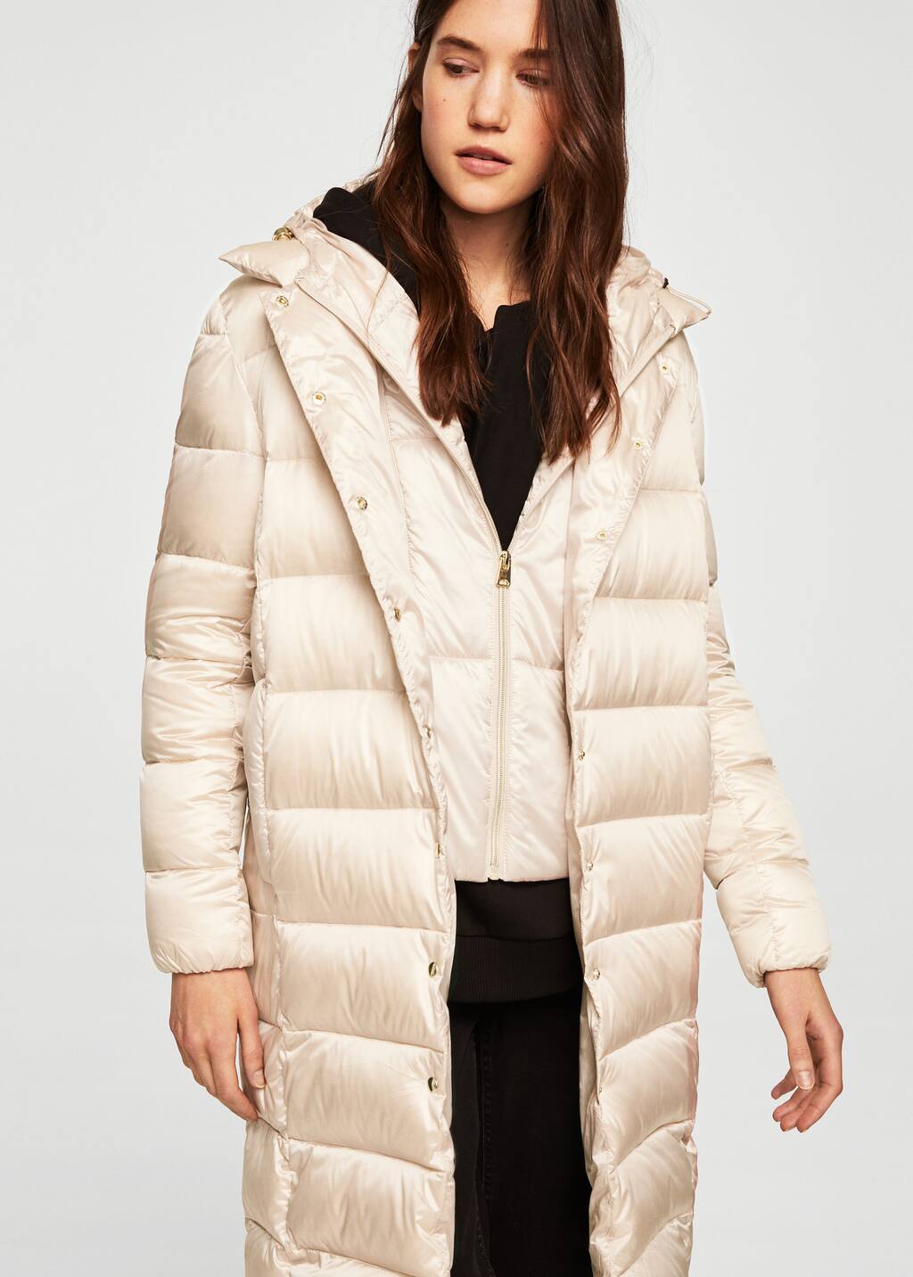 mango feather down coat