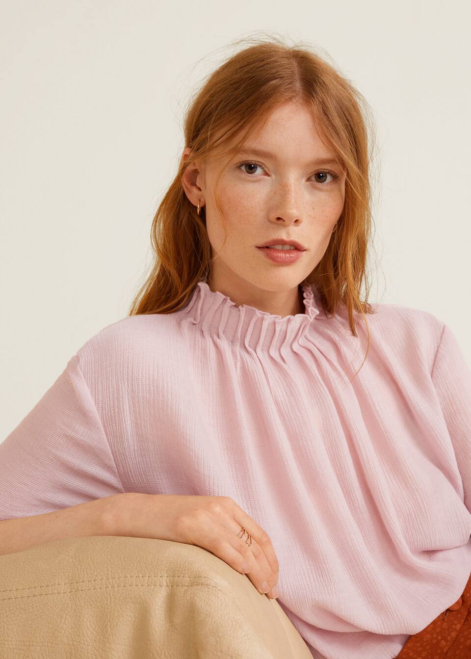 Turtleneck Blouse Woman Outlet United Kingdom Channel Islands