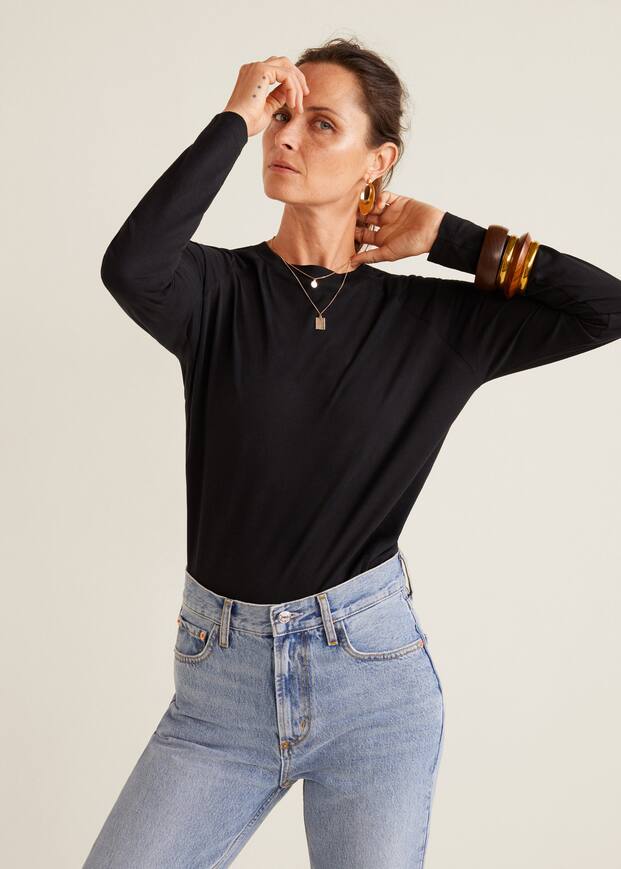 오가닉 코튼 티셔츠