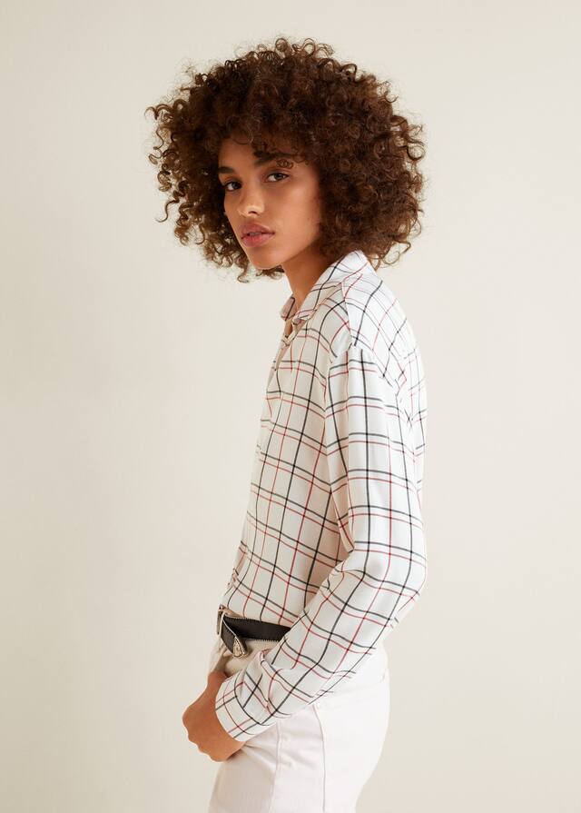 깅엄 체크 셔츠