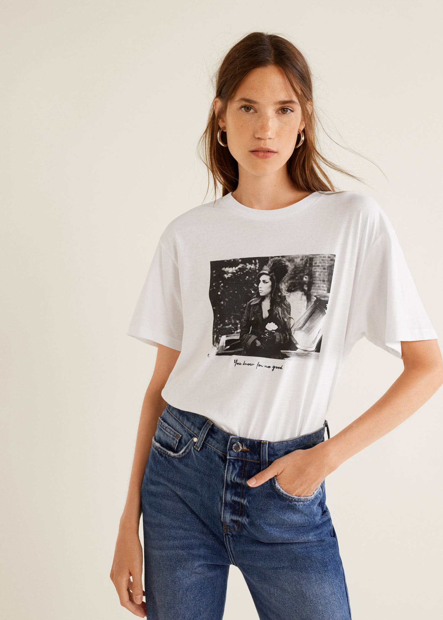 Amy Winehouse T Shirt Women Mango Usa