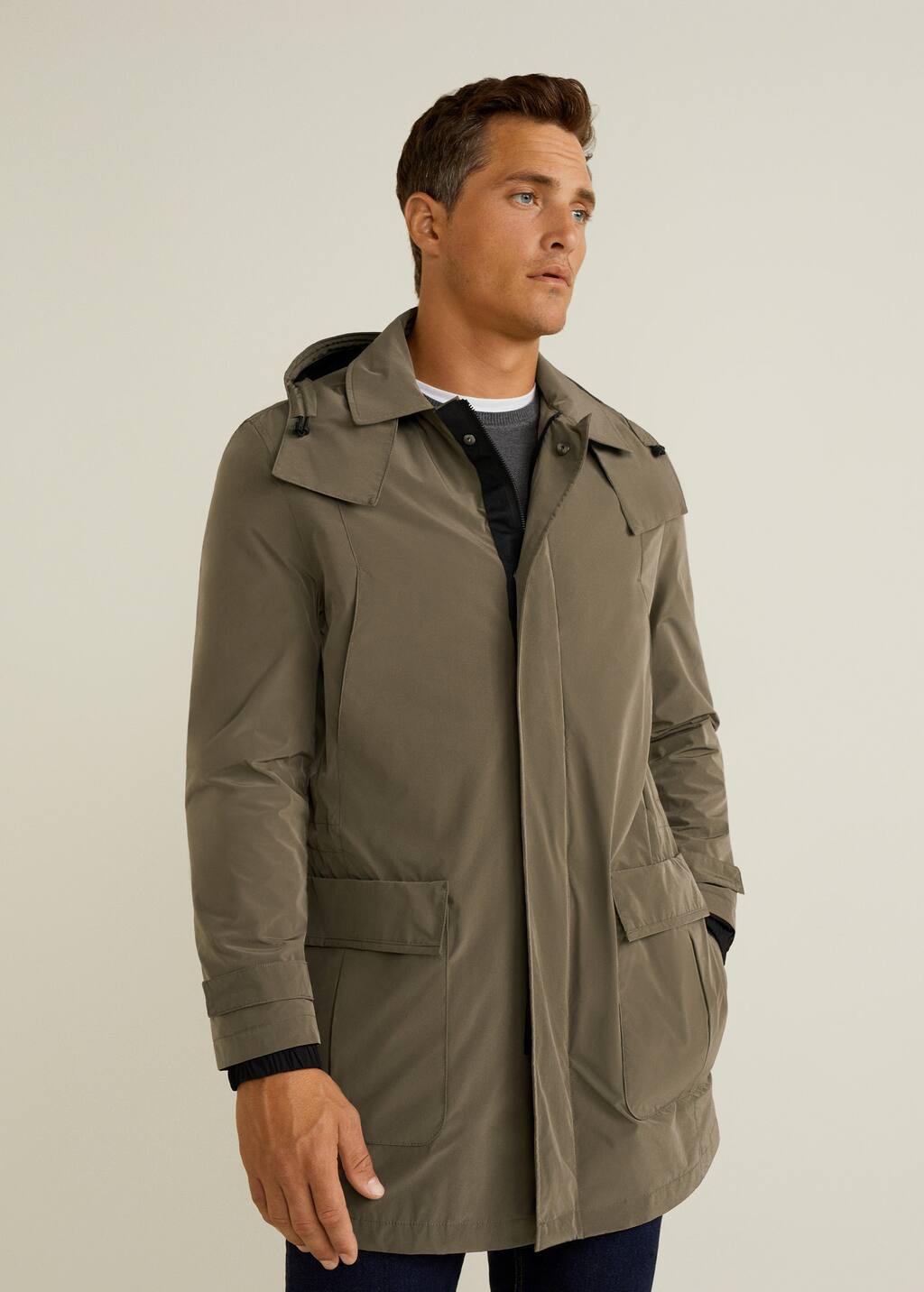 mango hooded parka