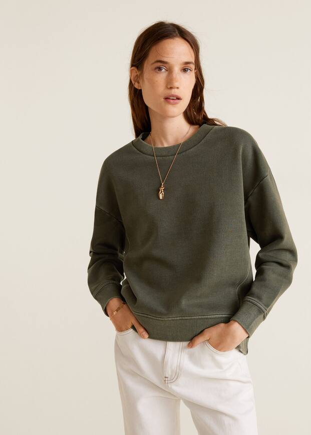 디스트레스드 이펙트 스웨트셔츠