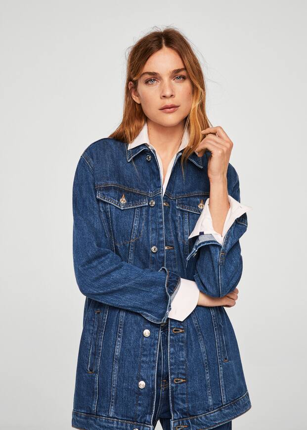 오버사이즈 데님 재킷