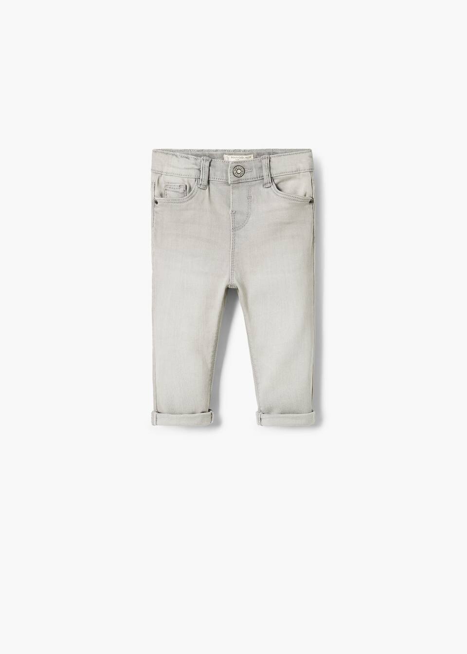 Dar Kesim Jean Pantolon Kiz Cocuk Mango Kids Turkiye