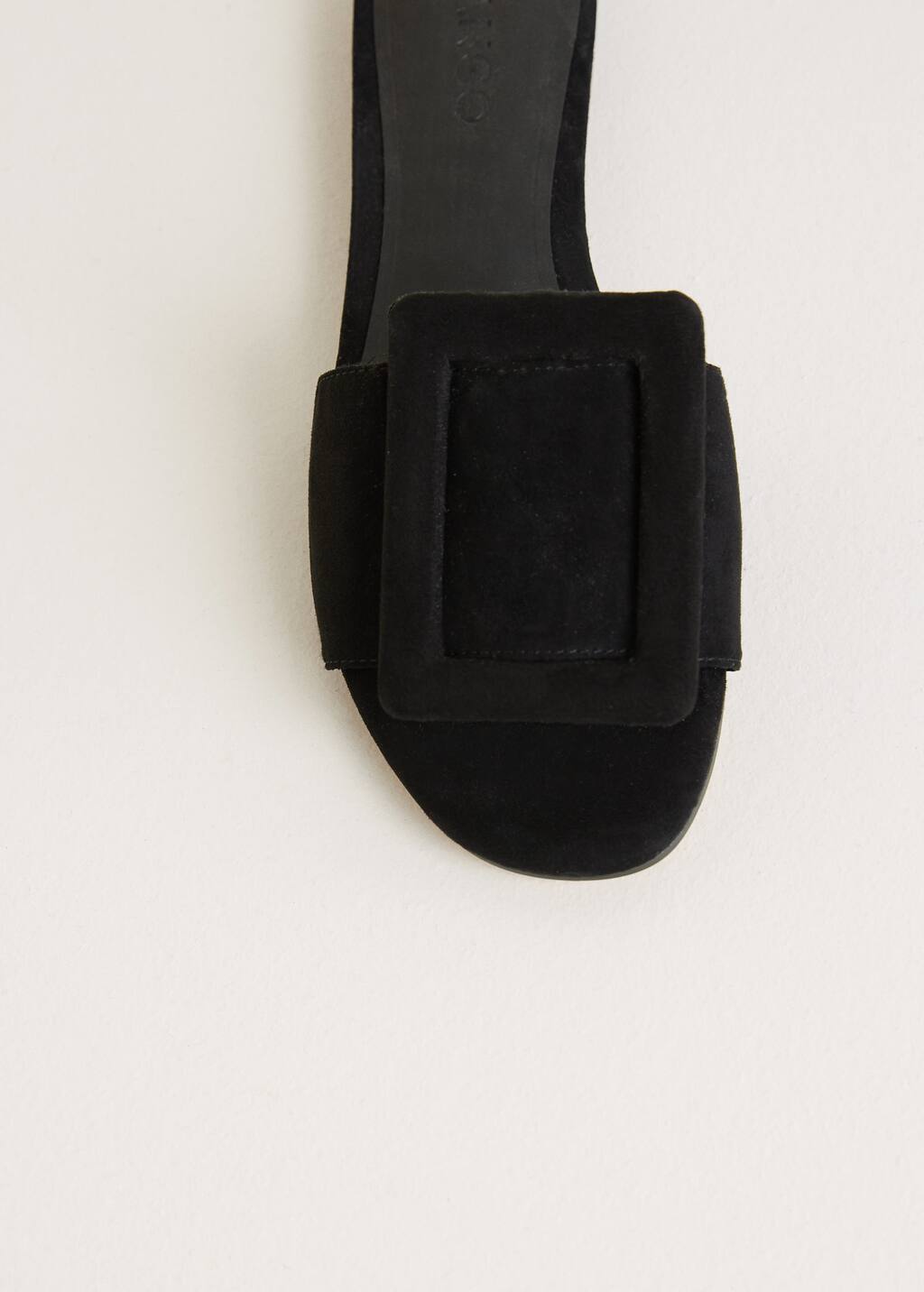 mango buckle flat sandals
