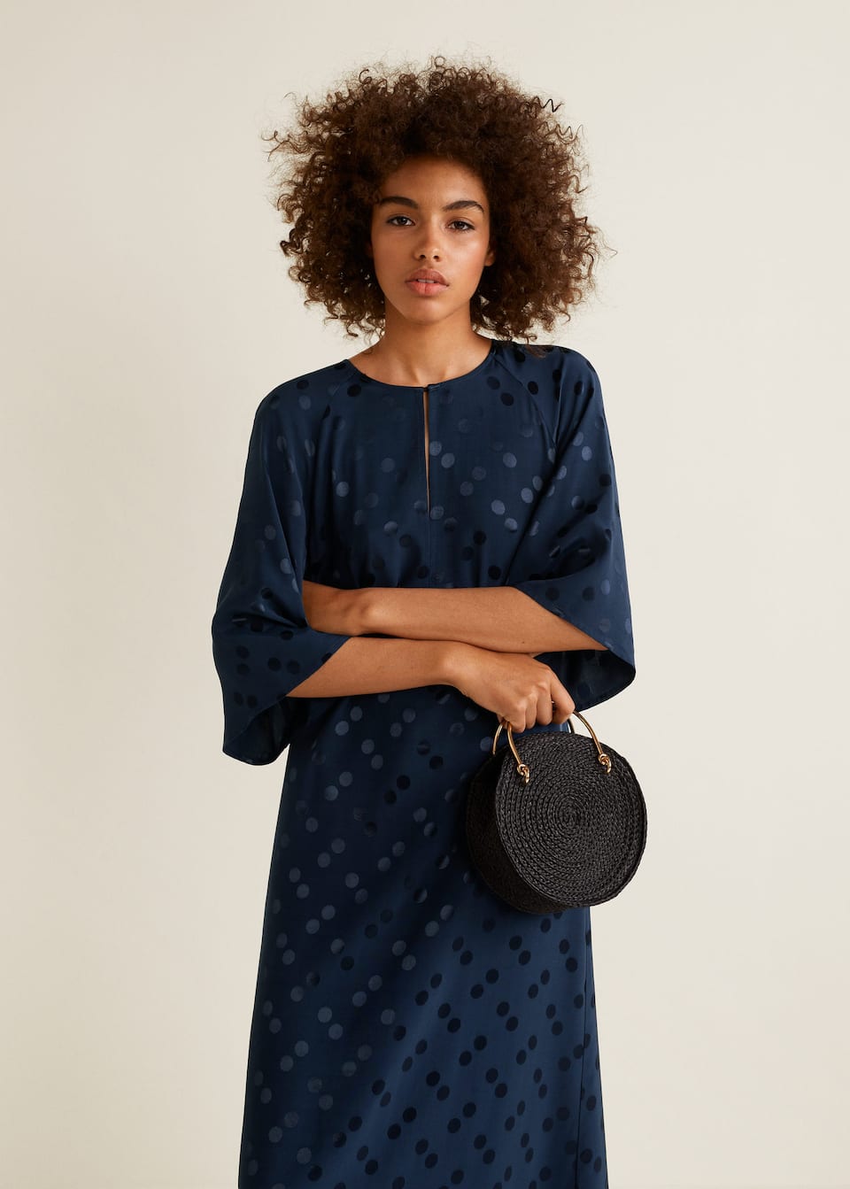 Kleid Punkte Mango Kleid Punkte Mango