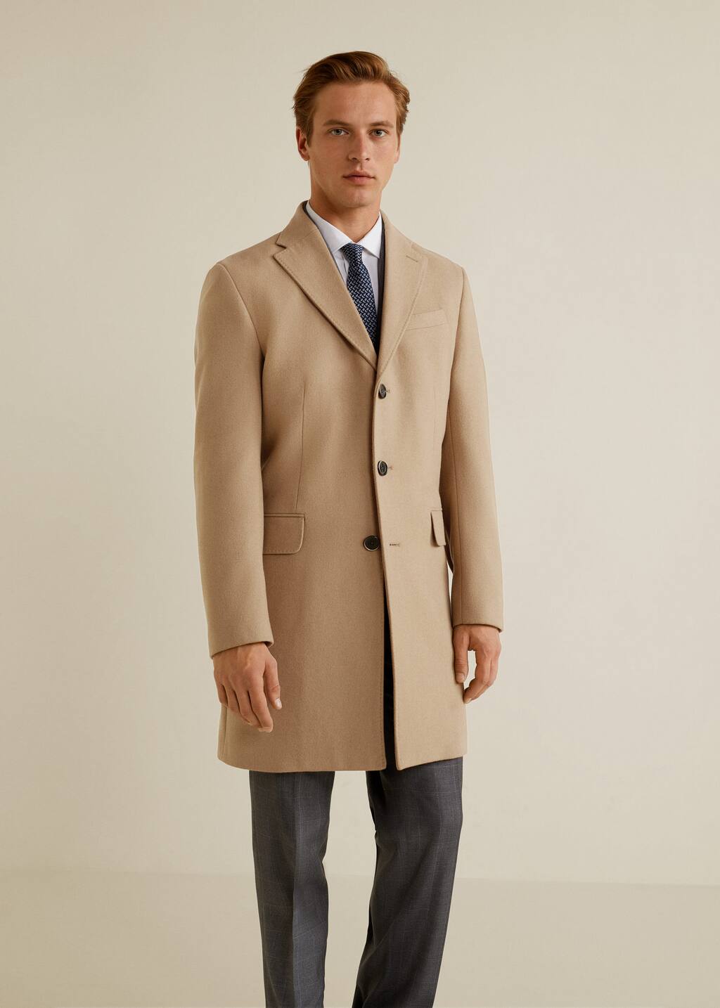 Manteau classique laine Homme | Mango Man France Manteaux pour Homme 2020 | Mango Man France