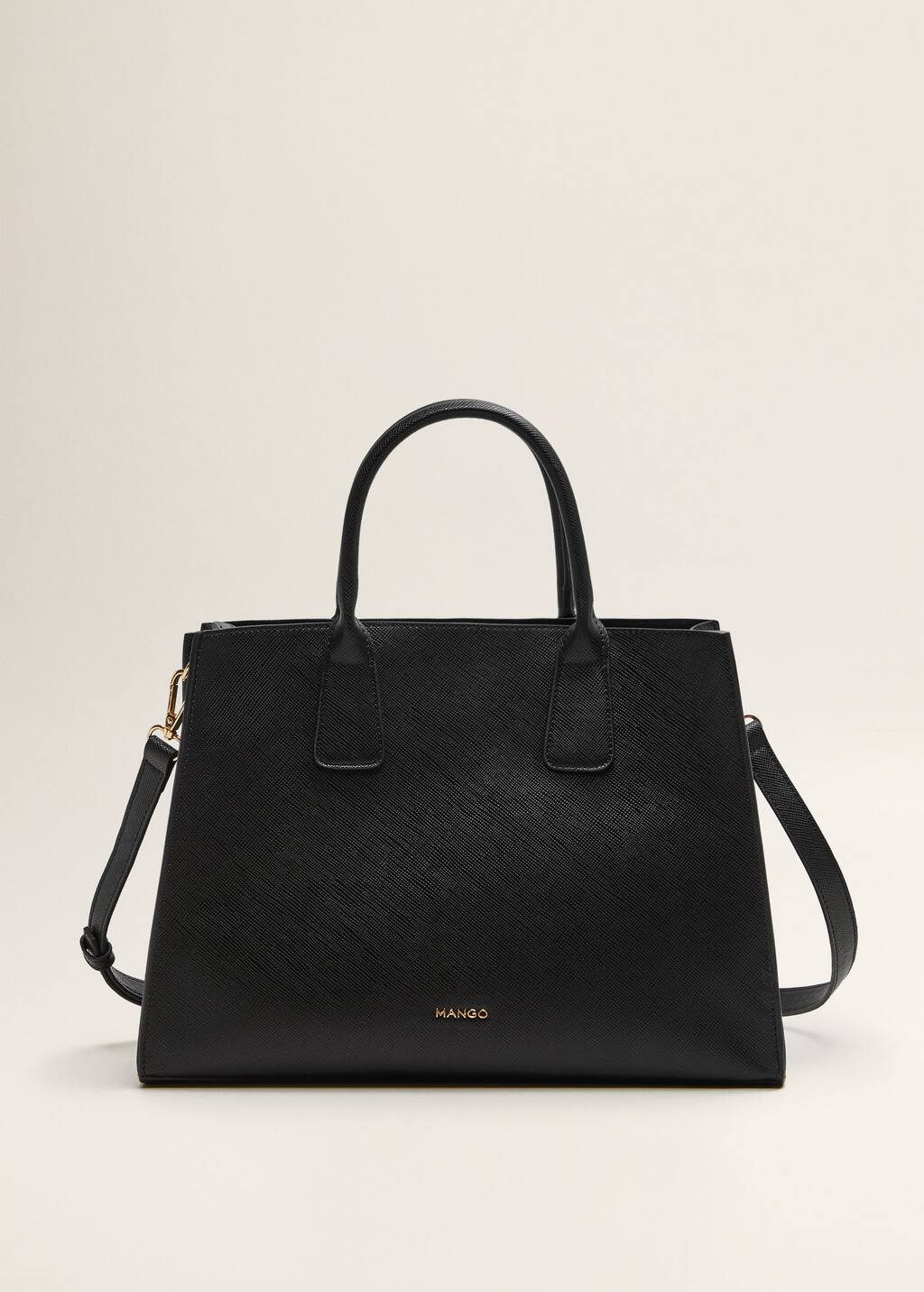 mango black shoulder bag