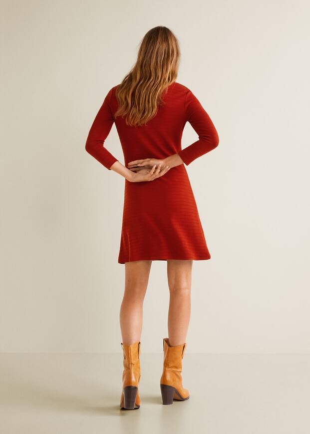 스트라이프 셔츠 드레스