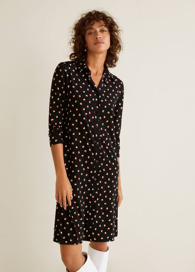 플로위 프린트 드레스