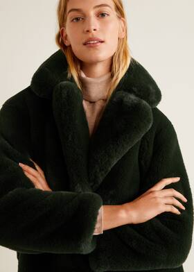 Faux Fur Coat Women Mango Usa