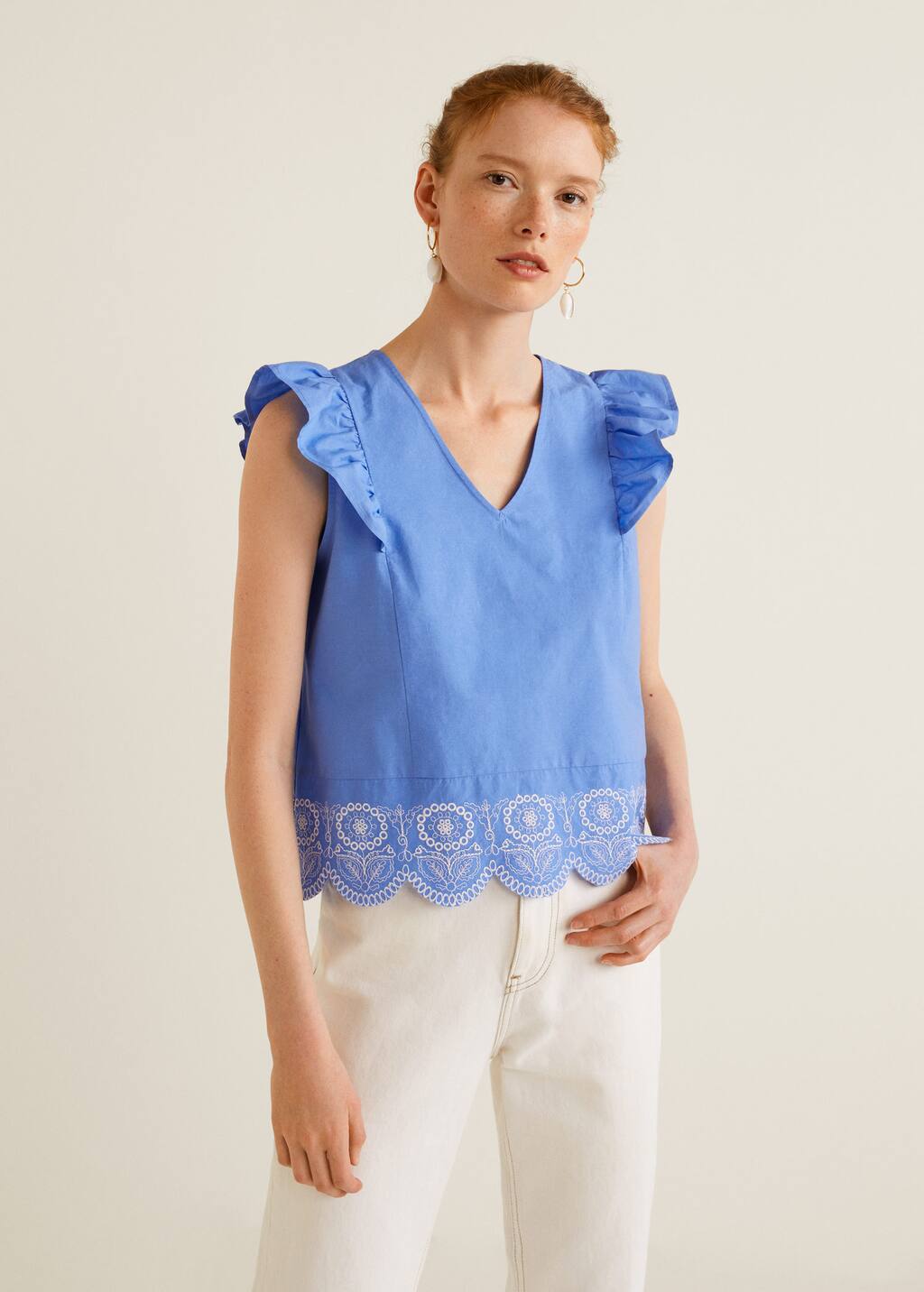 top met ruffles