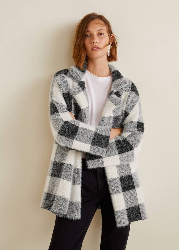 라펠 롱 가디건