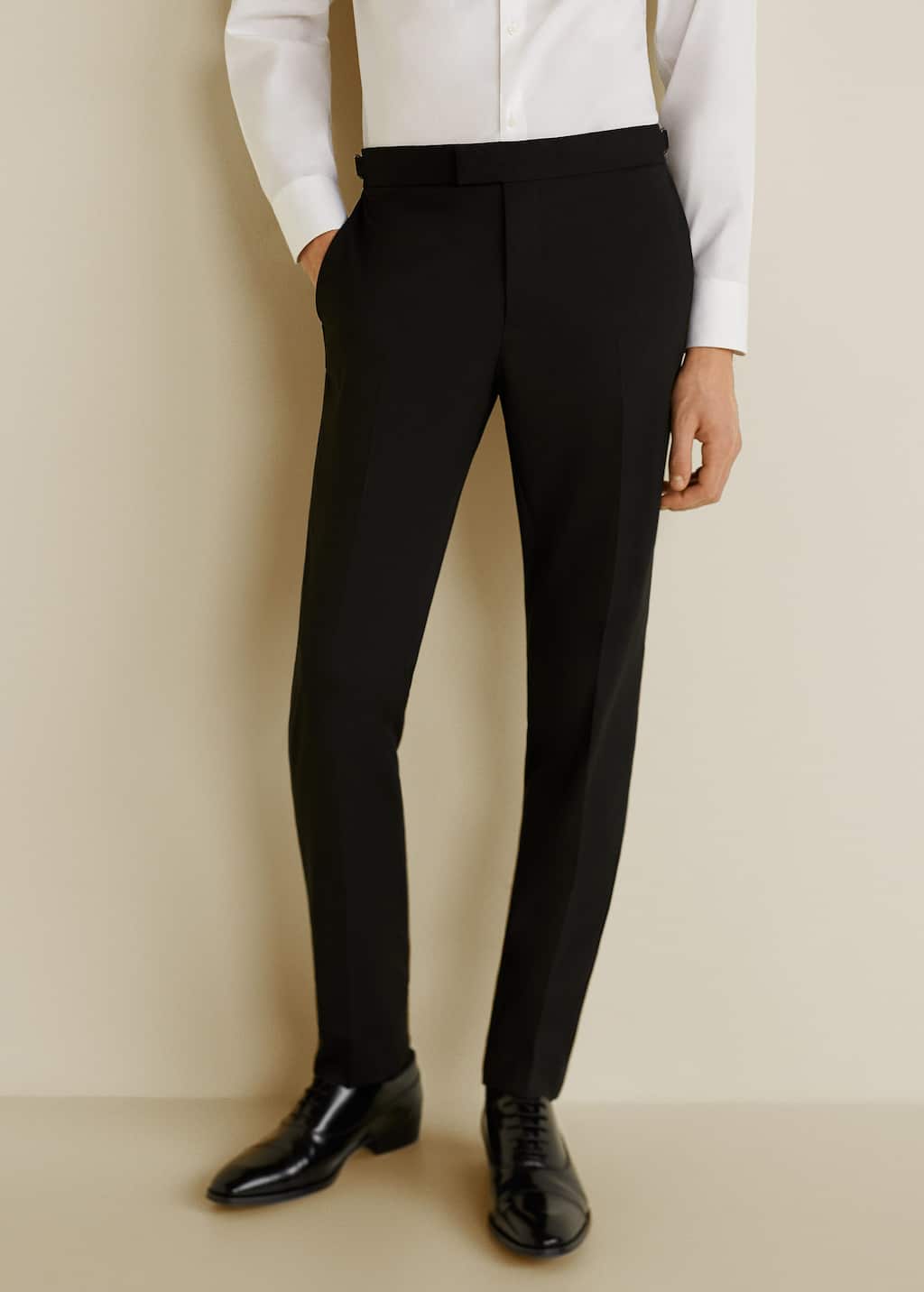 super slim fit formal trousers