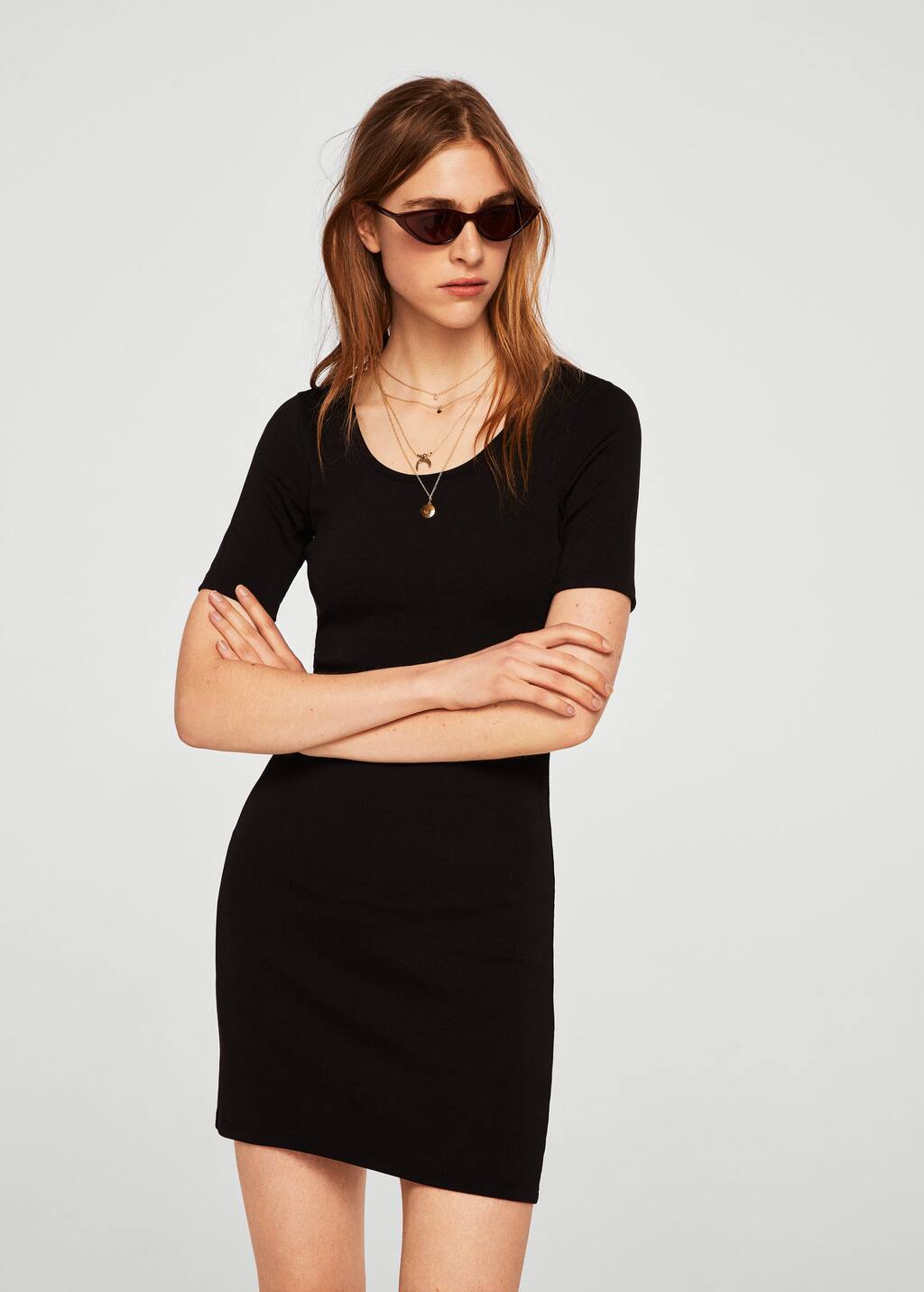 Fitted jersey dress Clearance