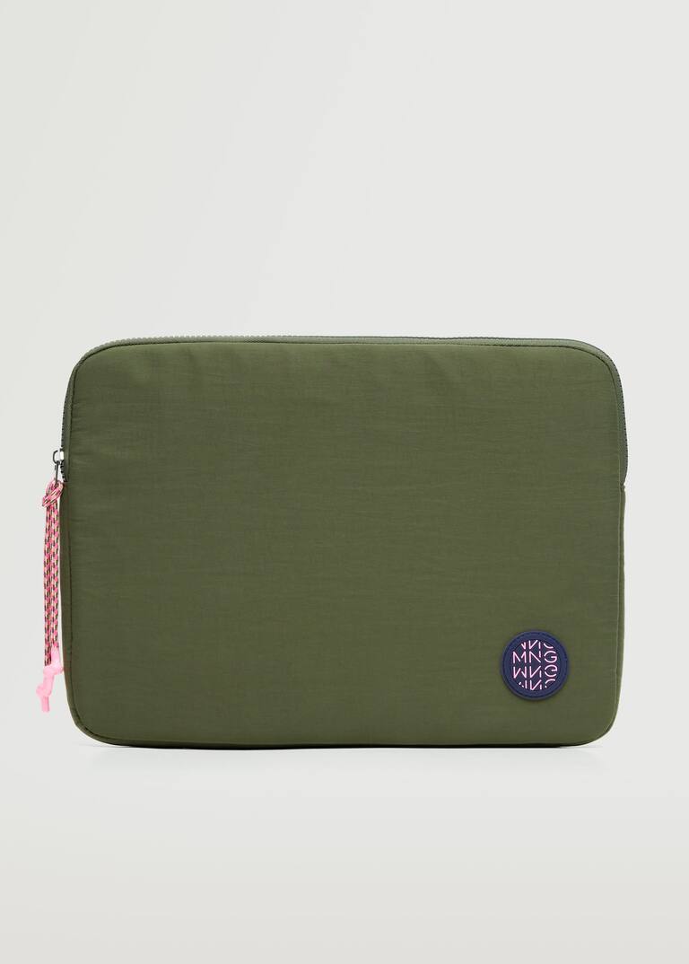 Laptop case with knot detail Women Mango USA