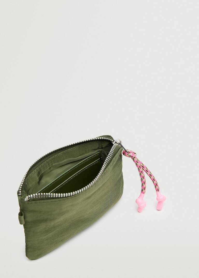 Logo coin purse with zip Women Mango United Kingdom