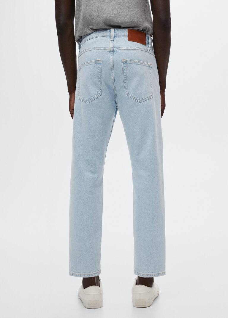 Ben tapered cropped jeans Men Mango Man United Kingdom